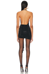 Alexandre Vauthier Macro Crystal Mini Dress