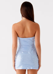 Martini Mini Dress - Blue