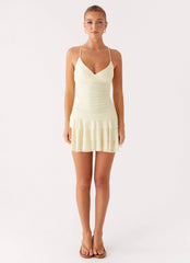 Emily Mini Dress - Yellow