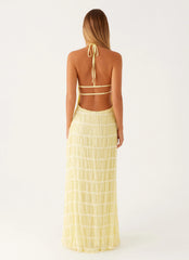 Aullie Maxi Dress - Yellow