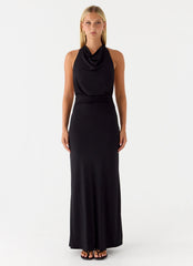 Crazy Over Me Maxi Dress - Black