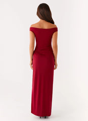 Amerie Maxi Dress - Maroon