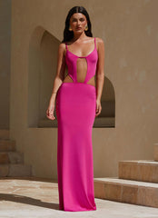 Headliner Maxi Dress - Fuchsia