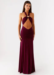 Deltina Maxi Dress - Boysenberry