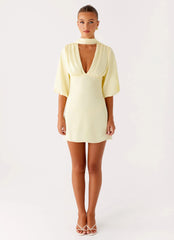 Mary Mini Dress - Yellow