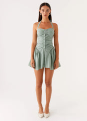 Fable Mini Dress - Sage