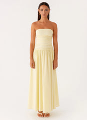 Carmel Maxi Dress - Yellow