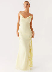First Class Maxi Dress - Yellow