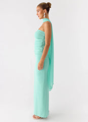 Libra Maxi Dress - Aqua
