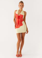 Know You Better Mini Dress - Scarlet Floral