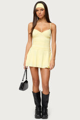 Deborah Ruched Mini Dress