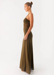 Starfall Maxi Dress - Khaki