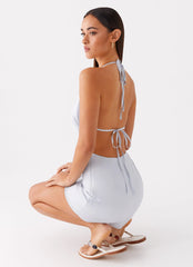 Albie Mini Dress - Cornflower Blue