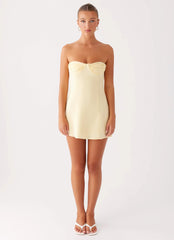 Bindi Mini Dress - Yellow
