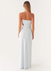 Anetta Maxi Dress - Pale Blue