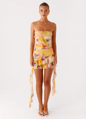 Macey Mini Dress - Sunburst Floral