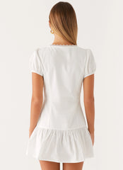 Simply Yours Mini Dress - White