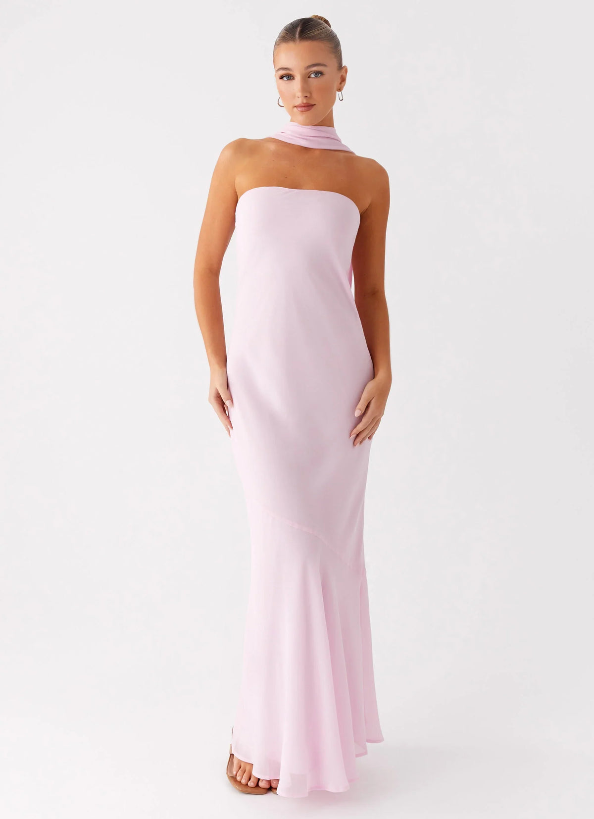 Under The Pagoda Maxi Dress - Pink