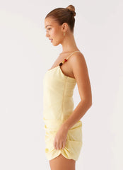 Adella Mini Dress - Yellow