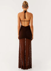 Somber Maxi Dress - Chocolate