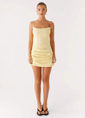 Adella Mini Dress - Yellow