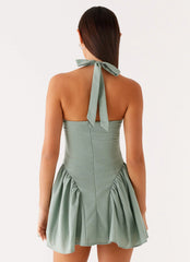 Fable Mini Dress - Sage