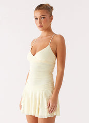 Emily Mini Dress - Yellow