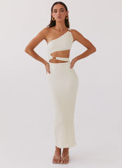 North Haven Maxi Dress - Ivory Wave