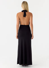 Crazy Over Me Maxi Dress - Black