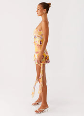 Macey Mini Dress - Sunburst Floral