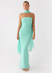 Libra Maxi Dress - Aqua