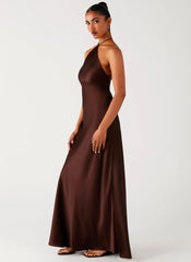Tulama Maxi Dress - Chocolate
