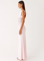 Love Tease Maxi Dress - Baby Pink