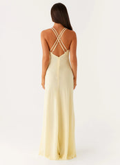 Kacia Maxi Dress - Lemon