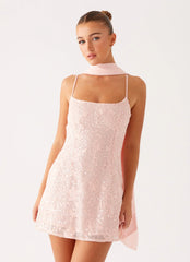 Vision Sequin Mini Dress - Pink
