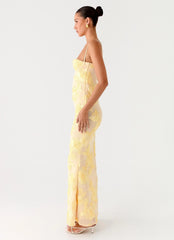 That Girl Maxi Dress - Lemon