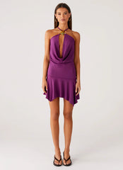 Twilight Tides Mini Dress - Violetta