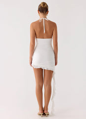Keep A Beat Mini Dress - Ivory