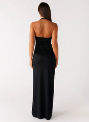 Midnight Dreams Maxi Dress - Black