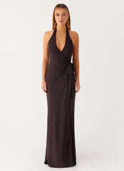 So Chic Maxi Dress - Cool Chocolate