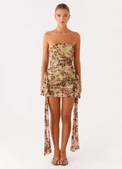 Georgie Mini Dress - Swirl Leo