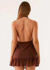 Floyd Mini Dress - Chocolate