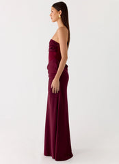 Champagne Skies Maxi Dress - Plum
