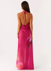 Fantasy Maxi Dress - Pink Tropical