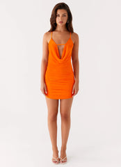 Kelly Mini Dress - Orange