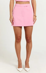 Ariana Mini Skort - High Waisted Skort in Pink
