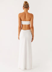Kiss Me Cut Out Maxi - Ivory