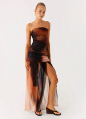 Savaya Maxi Dress - Black Gradient