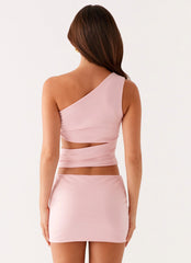 Malli Cut Out Mini Dress - Pink