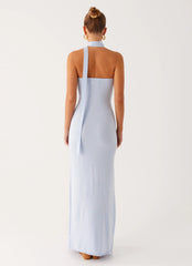 Eddie Knit Maxi Dress - Blue